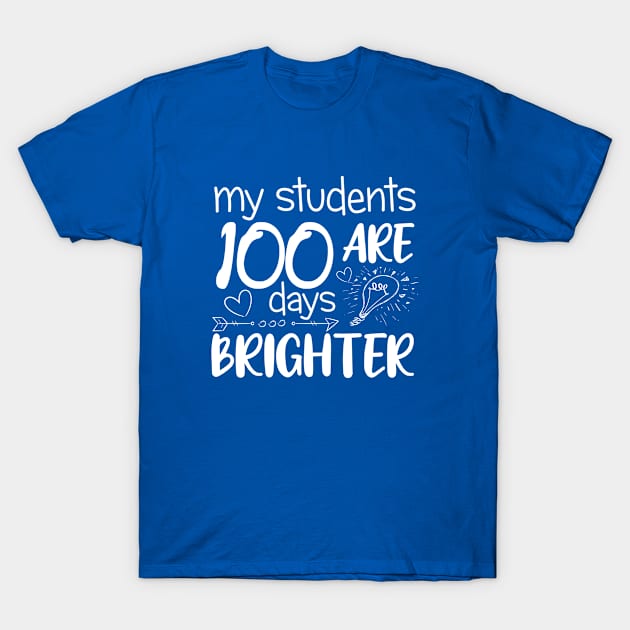 my students are 100 days smarter T-Shirt by bisho2412